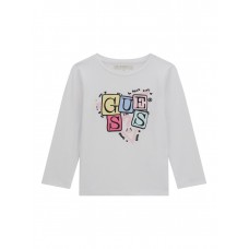 GUESS μπλούζα παιδική K5YI07K6YW4-G011 λευκή